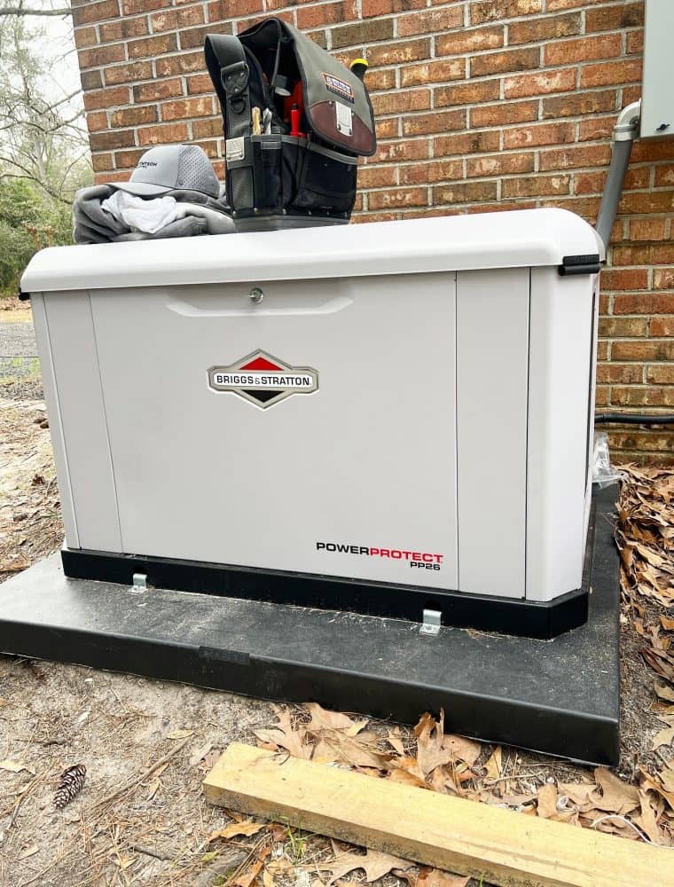 backup generator install